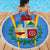 Aruba Beach Blanket National Emblem Featuring the Lion Symbol - Majestic Design