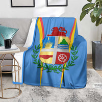 Aruba Blanket National Emblem Featuring the Lion Symbol - Majestic Design