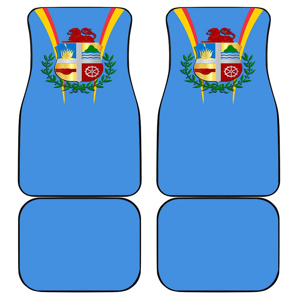 Aruba Car Mats National Emblem Featuring the Lion Symbol - Majestic Design