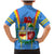 Aruba Family Matching Mermaid Dress and Hawaiian Shirt National Emblem Featuring the Lion Symbol - Majestic Design
