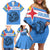 Aruba Family Matching Off Shoulder Short Dress and Hawaiian Shirt National Emblem Featuring the Lion Symbol - Majestic Design