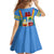 Aruba Family Matching Summer Maxi Dress and Hawaiian Shirt National Emblem Featuring the Lion Symbol - Majestic Design