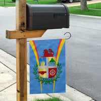 Aruba Garden Flag National Emblem Featuring the Lion Symbol - Majestic Design