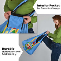 Aruba Grocery Bag National Emblem Featuring the Lion Symbol - Majestic Design