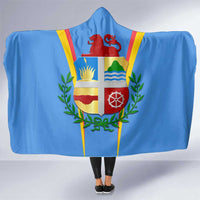 Aruba Hooded Blanket National Emblem Featuring the Lion Symbol - Majestic Design