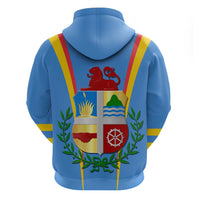 Aruba Hoodie National Emblem Featuring the Lion Symbol - Majestic Design