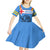 Aruba Kid Short Sleeve Dress National Emblem Featuring the Lion Symbol - Majestic Design