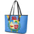 Aruba Leather Tote Bag National Emblem Featuring the Lion Symbol - Majestic Design