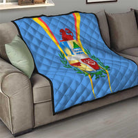 Aruba Quilt National Emblem Featuring the Lion Symbol - Majestic Design