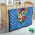 Aruba Quilt National Emblem Featuring the Lion Symbol - Majestic Design