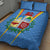 Aruba Quilt Bed Set National Emblem Featuring the Lion Symbol - Majestic Design