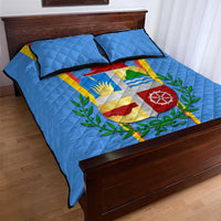 Aruba Quilt Bed Set National Emblem Featuring the Lion Symbol - Majestic Design