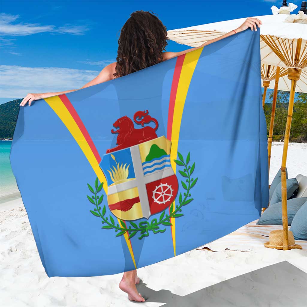 Aruba Sarong National Emblem Featuring the Lion Symbol - Majestic Design