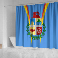 Aruba Shower Curtain National Emblem Featuring the Lion Symbol - Majestic Design