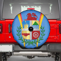 Aruba Spare Tire Cover National Emblem Featuring the Lion Symbol - Majestic Design