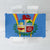 Aruba Tablecloth National Emblem Featuring the Lion Symbol - Majestic Design