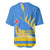 Aruba Flag Baseball Jersey Elements Merged with Country's Shape – Unique National Design