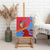 Aruba Flag Canvas Wall Art Elements Merged with Country's Shape – Unique National Design