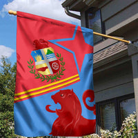 Aruba Flag Garden Flag Elements Merged with Country's Shape – Unique National Design