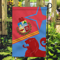 Aruba Flag Garden Flag Elements Merged with Country's Shape – Unique National Design