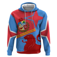 Aruba Flag Hoodie Elements Merged with Country's Shape – Unique National Design