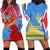Aruba Flag Hoodie Dress Elements Merged with Country's Shape – Unique National Design