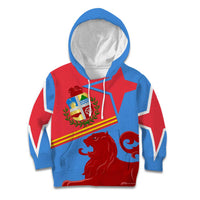 Aruba Flag Kid Hoodie Elements Merged with Country's Shape – Unique National Design