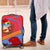 Aruba Flag Luggage Cover Elements Merged with Country's Shape – Unique National Design