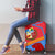 Aruba Flag Luggage Cover Elements Merged with Country's Shape – Unique National Design