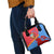 Aruba Flag Shoulder Handbag Elements Merged with Country's Shape – Unique National Design