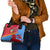 Aruba Flag Shoulder Handbag Elements Merged with Country's Shape – Unique National Design
