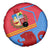 Aruba Flag Spare Tire Cover Elements Merged with Country's Shape – Unique National Design