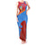 Aruba Flag Tank Maxi Dress Elements Merged with Country's Shape – Unique National Design