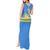 Aruba Flag Tank Maxi Dress Elements Merged with Country's Shape – Unique National Design