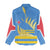 Aruba Flag Women Casual Shirt Elements Merged with Country's Shape – Unique National Design
