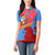 Aruba Flag Women Polo Shirt Elements Merged with Country's Shape – Unique National Design