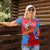 Aruba Flag Women Polo Shirt Elements Merged with Country's Shape – Unique National Design