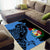 Aruba's Mascot Area Rug Blended with National Flag Details – Symbolic Design