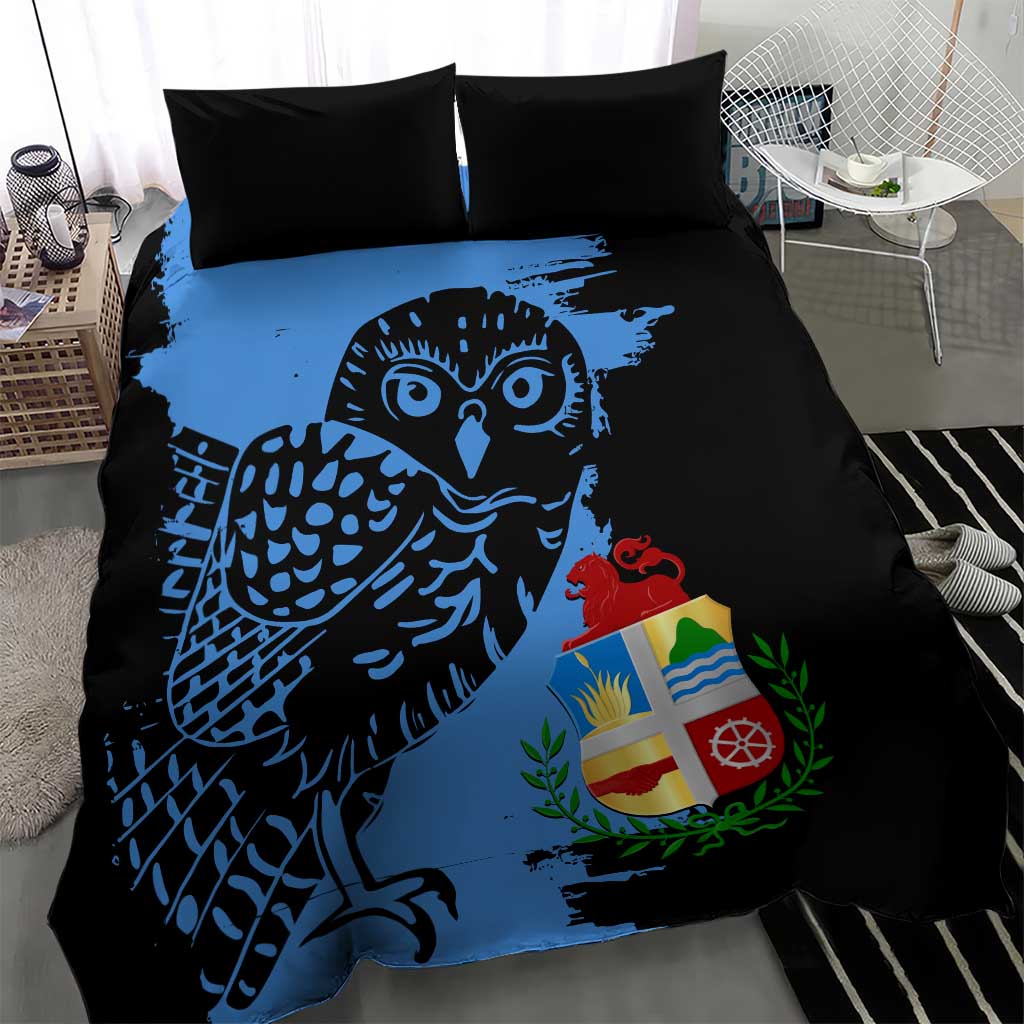 Aruba's Mascot Bedding Set Blended with National Flag Details – Symbolic Design