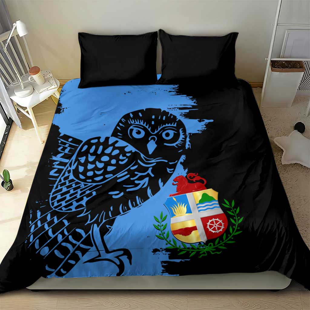 Aruba's Mascot Bedding Set Blended with National Flag Details – Symbolic Design