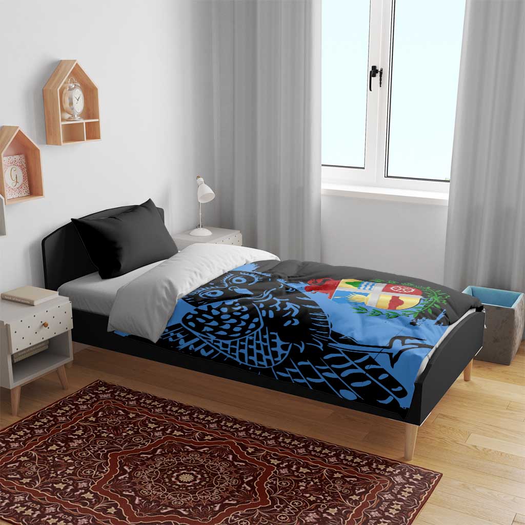Aruba's Mascot Bedding Set Blended with National Flag Details – Symbolic Design
