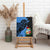 Aruba's Mascot Canvas Wall Art Blended with National Flag Details – Symbolic Design