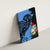 Aruba's Mascot Canvas Wall Art Blended with National Flag Details – Symbolic Design