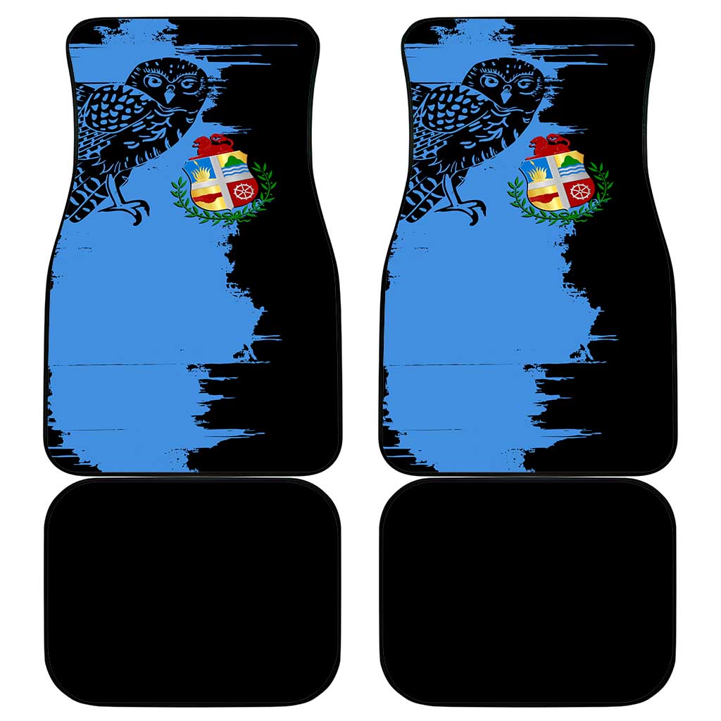 Aruba's Mascot Car Mats Blended with National Flag Details – Symbolic Design
