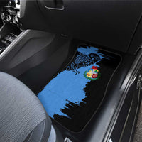 Aruba's Mascot Car Mats Blended with National Flag Details – Symbolic Design