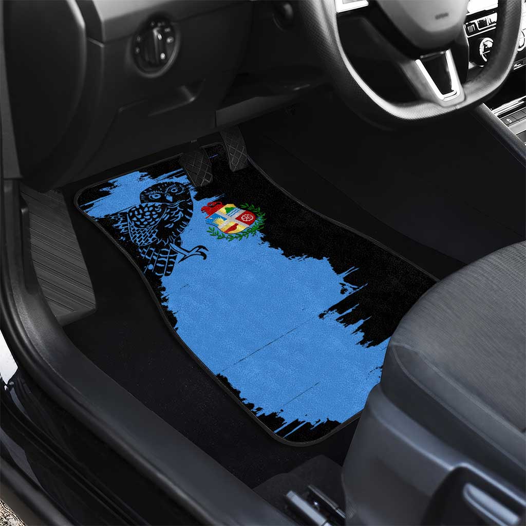 Aruba's Mascot Car Mats Blended with National Flag Details – Symbolic Design