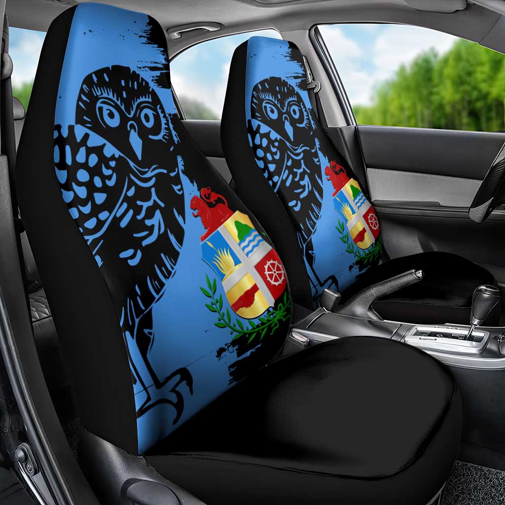 Aruba's Mascot Car Seat Cover Blended with National Flag Details – Symbolic Design