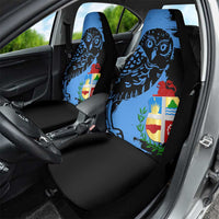 Aruba's Mascot Car Seat Cover Blended with National Flag Details – Symbolic Design