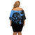 Aruba's Mascot Family Matching Off Shoulder Short Dress and Hawaiian Shirt Blended with National Flag Details – Symbolic Design