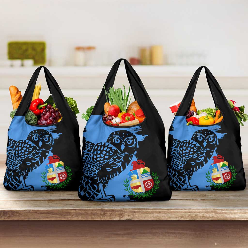 Aruba's Mascot Grocery Bag Blended with National Flag Details – Symbolic Design